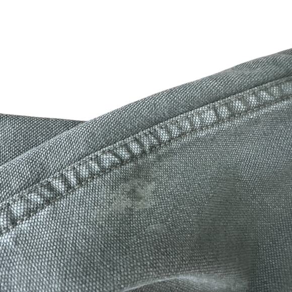 LL Bean Hurricane Shirt Men’s Large Green Plaid Lining Long Sleeve Button-Up - Picture 9 of 10